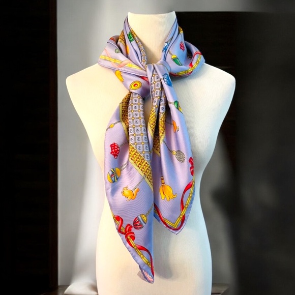 Faberge Accessories - New! FABREGE Silk Square Scarf 34x34